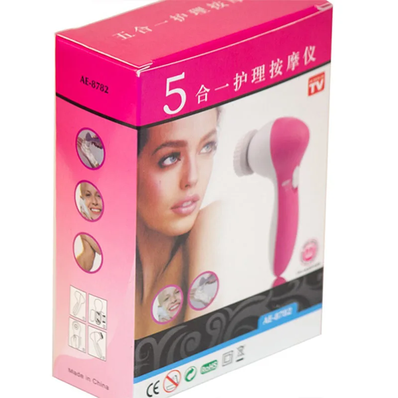 Инструмент для глубокого мытья лица 5 в 1 электронный косметический инструмент
