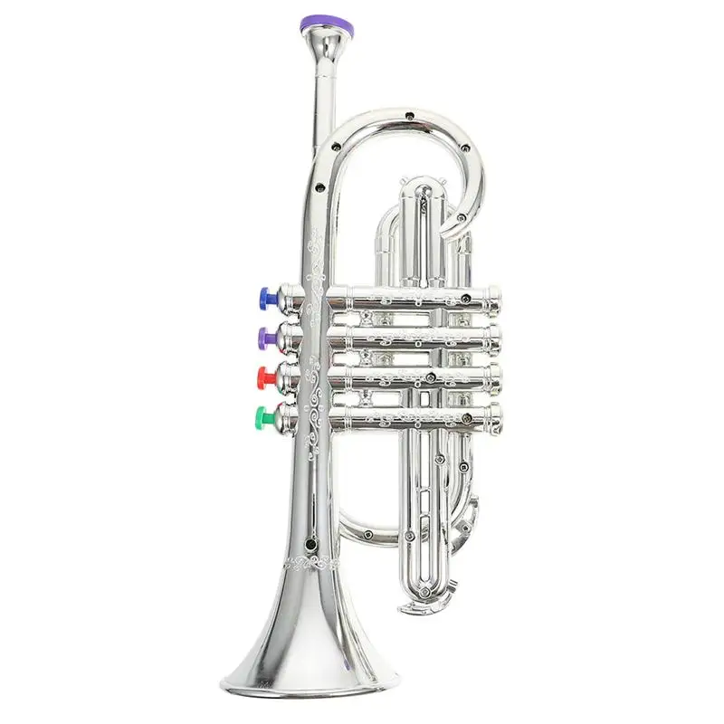 

1Pc Exquisite Musical Toy Plastic Instrument Musical Toy for Kids (Silver)
