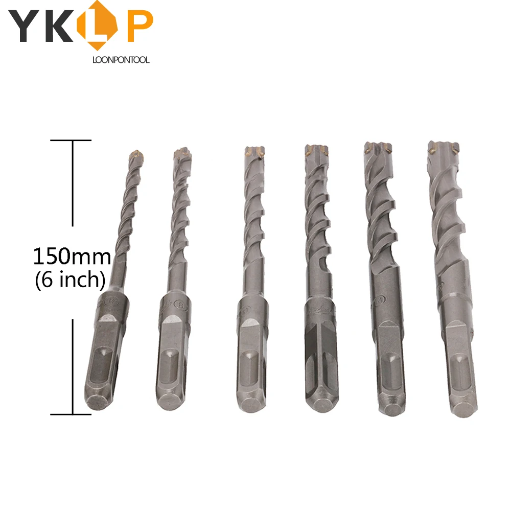 Набор сверл для бетона 6 16 мм 150 мм|Сверла| |