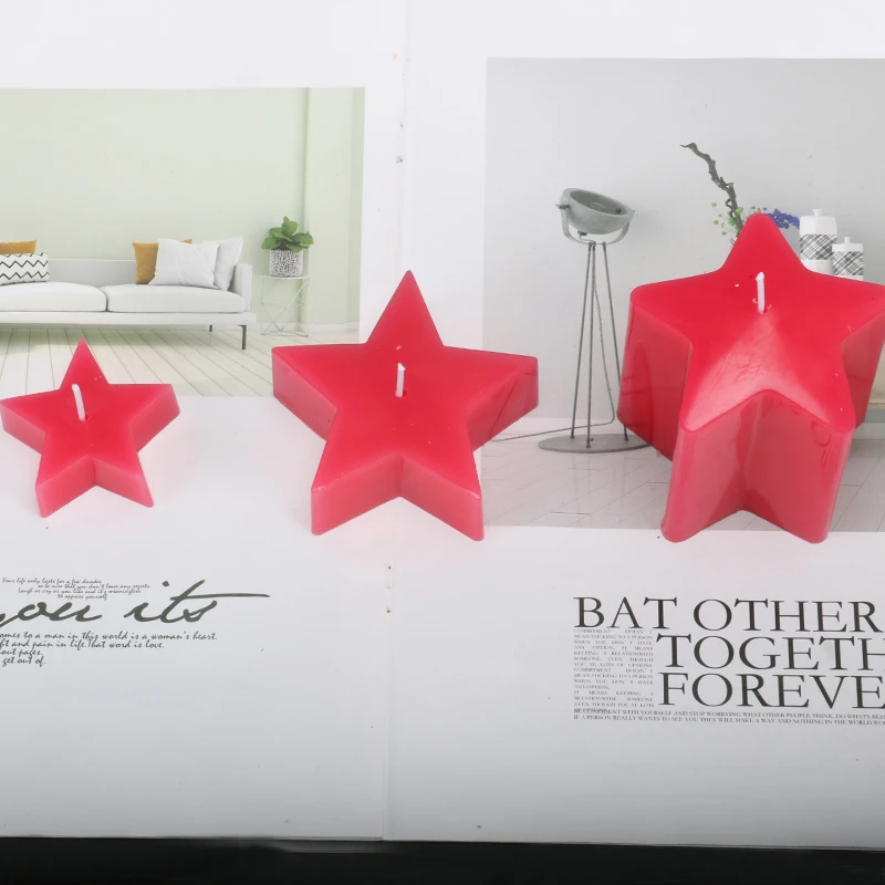 Пентаграмма Шестигранная форма для свечей ручной работы velas мульти размер формы