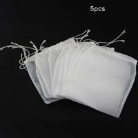 5pcs 100200 nylon straining bag 15x20cm fine mesh homebrew filter bags for milk juice soup home brewing wine making