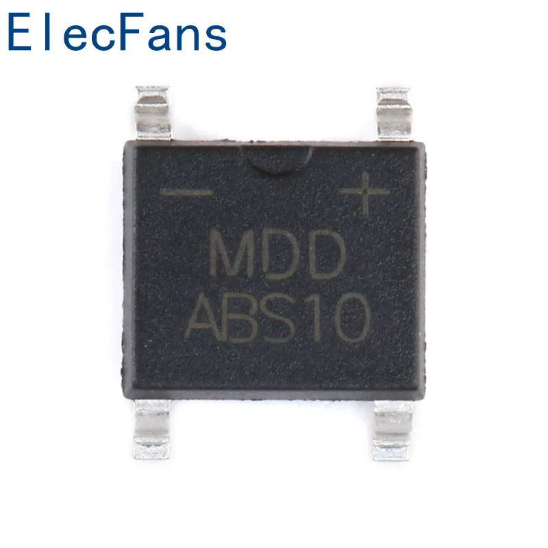 100 шт. оригинальный SMD ABS10 0 8/1A 1000 в мостовой выпрямитель однофазный стеклянный