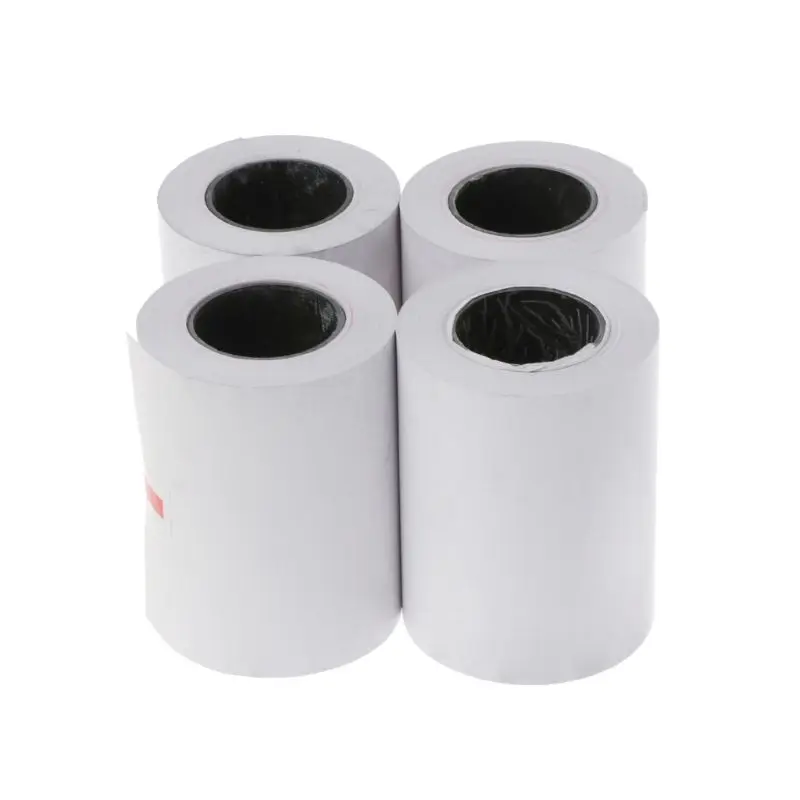 

4Pcs Thermal Paper 57x50mm Thermal Receipt Paper POS Cash Register Receipt Roll For 58mm Thermal Printer