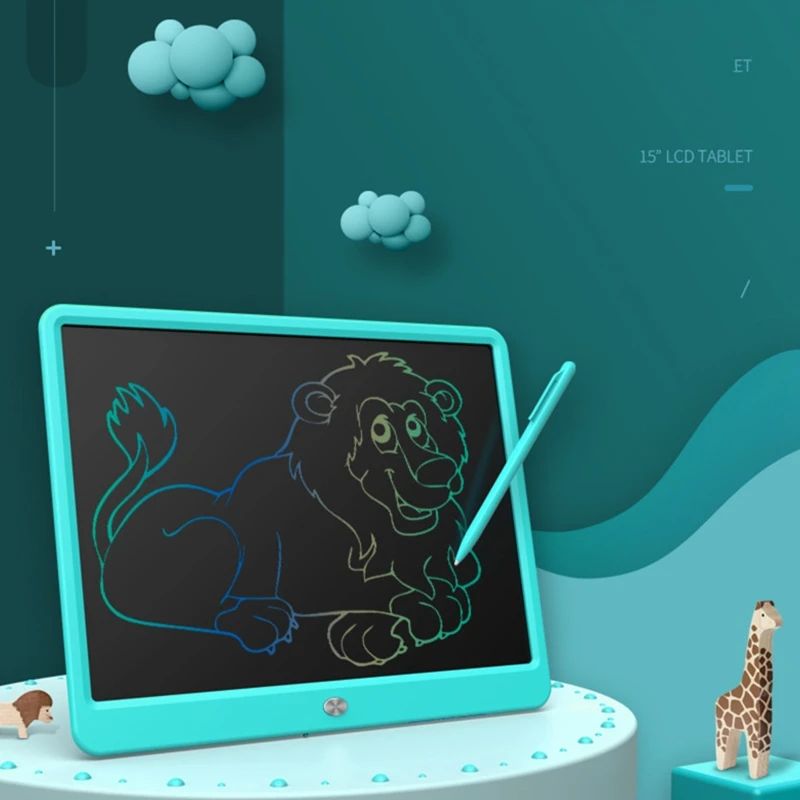 

LCD Writing Tablet,15 Inch Colorful Screen Digital Writer Electronic Graphics