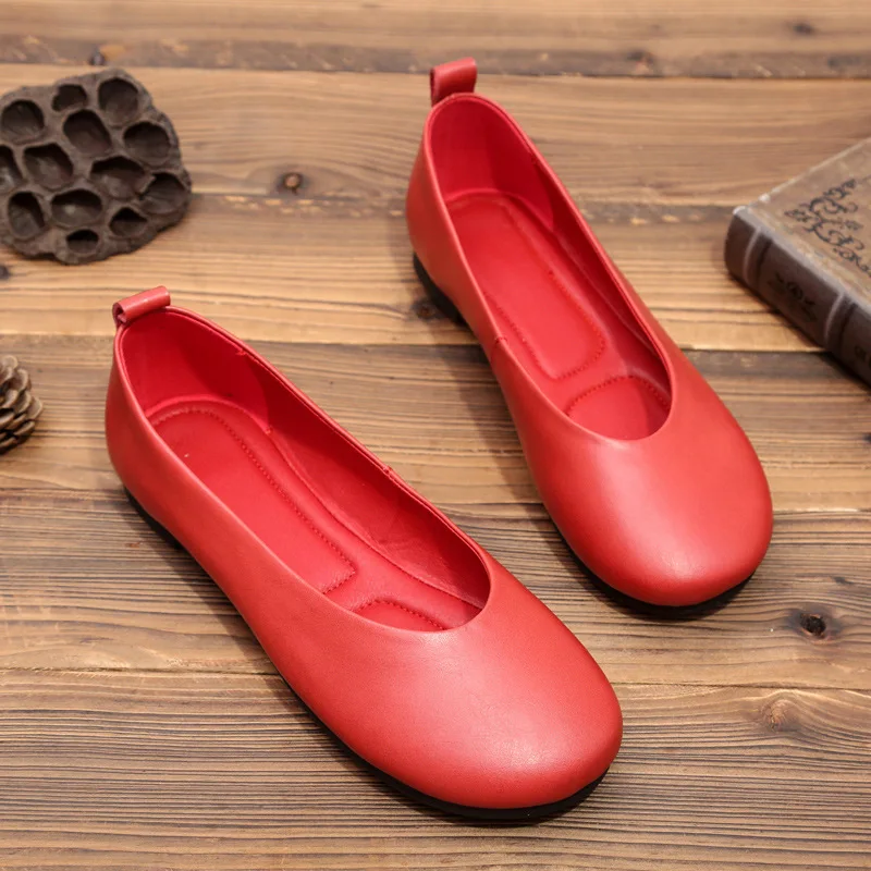 

New Arrival Shoes Woman Genuine Leather Women Flats Slip on Women's Loafers Female Moccasins Shoe Zapatos Mujer Flat Shoes 69