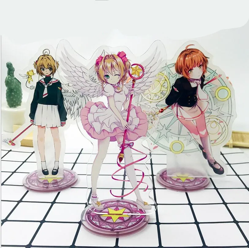 Карточка Captor Sakura Kinomoto Li Syaoran аниме фигурка на акриловой подставке настольная