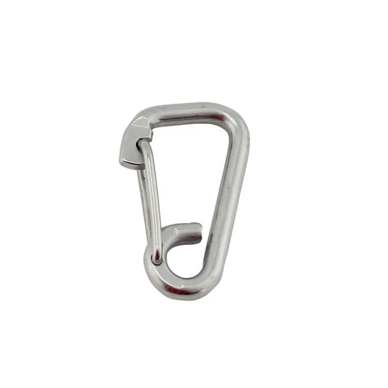 

New type Stainless Steel Spring Snap Hook Marine sailing boat hardware casting weight single shackles lifting hooks