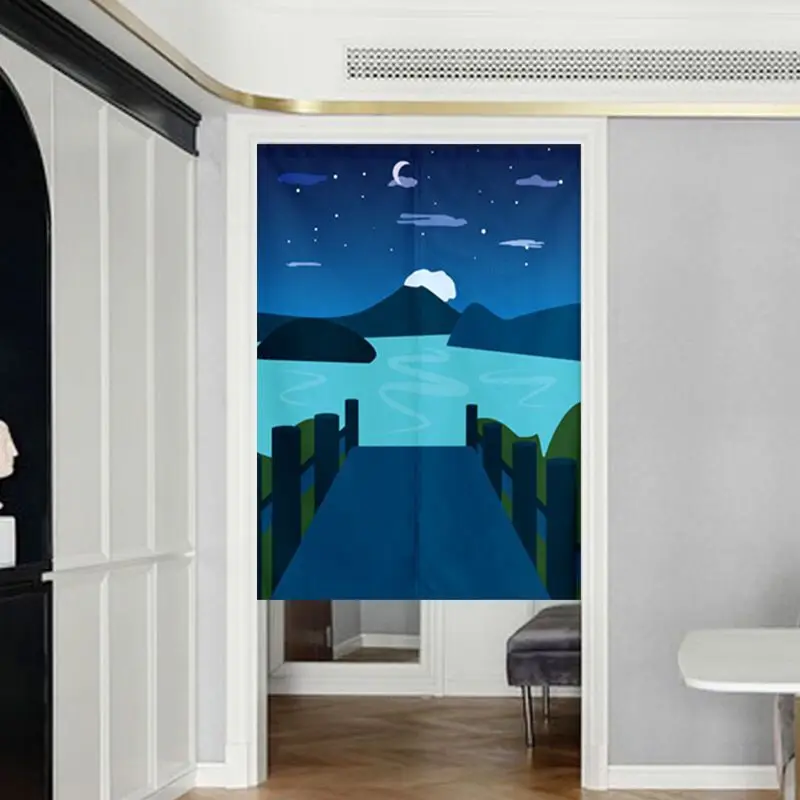 Тканевая занавеска на дверь Кухонное укрытие декоративная половину панели для