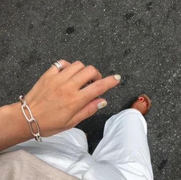 

Браслет femme 925 серебряные браслеты для женщин простой цепи