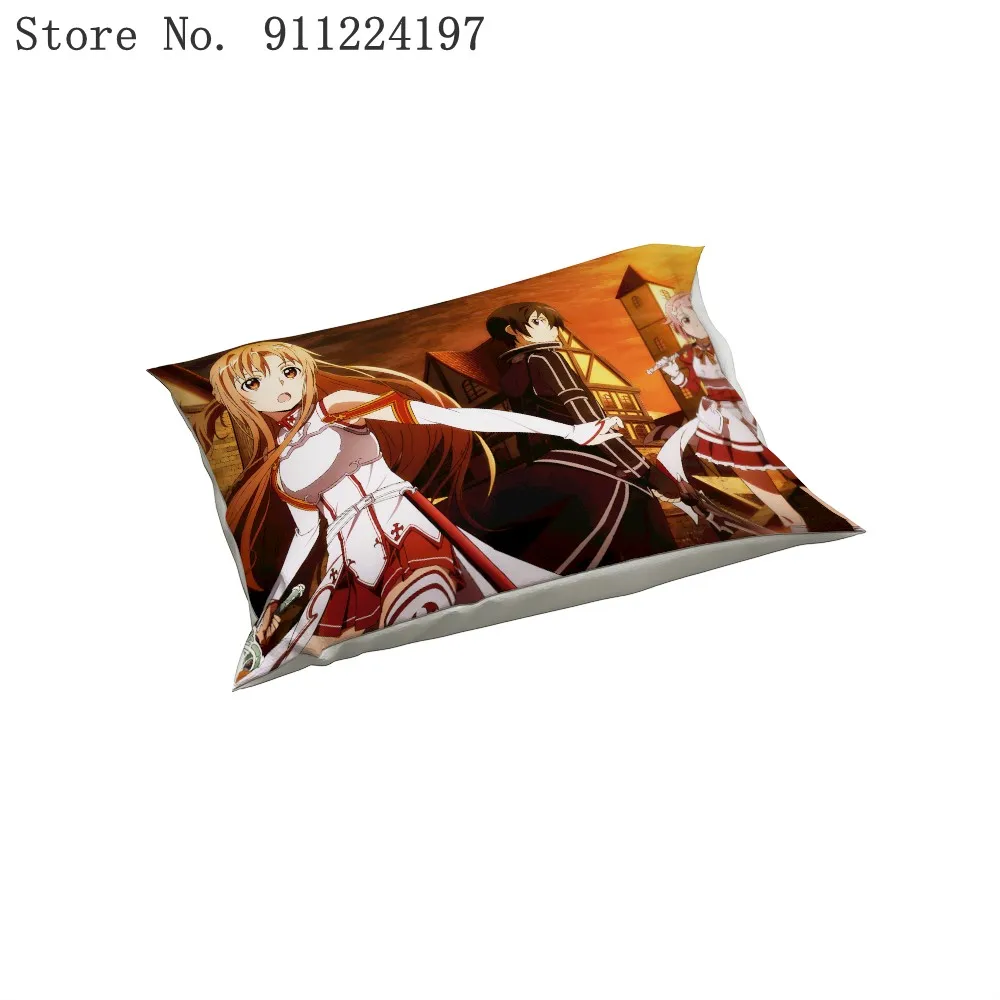 

Sword Art Online Quilt Cover 3D Cartoon Anime bedding set duvet cover Twin Queen King Size comforter bedding sets bed linen