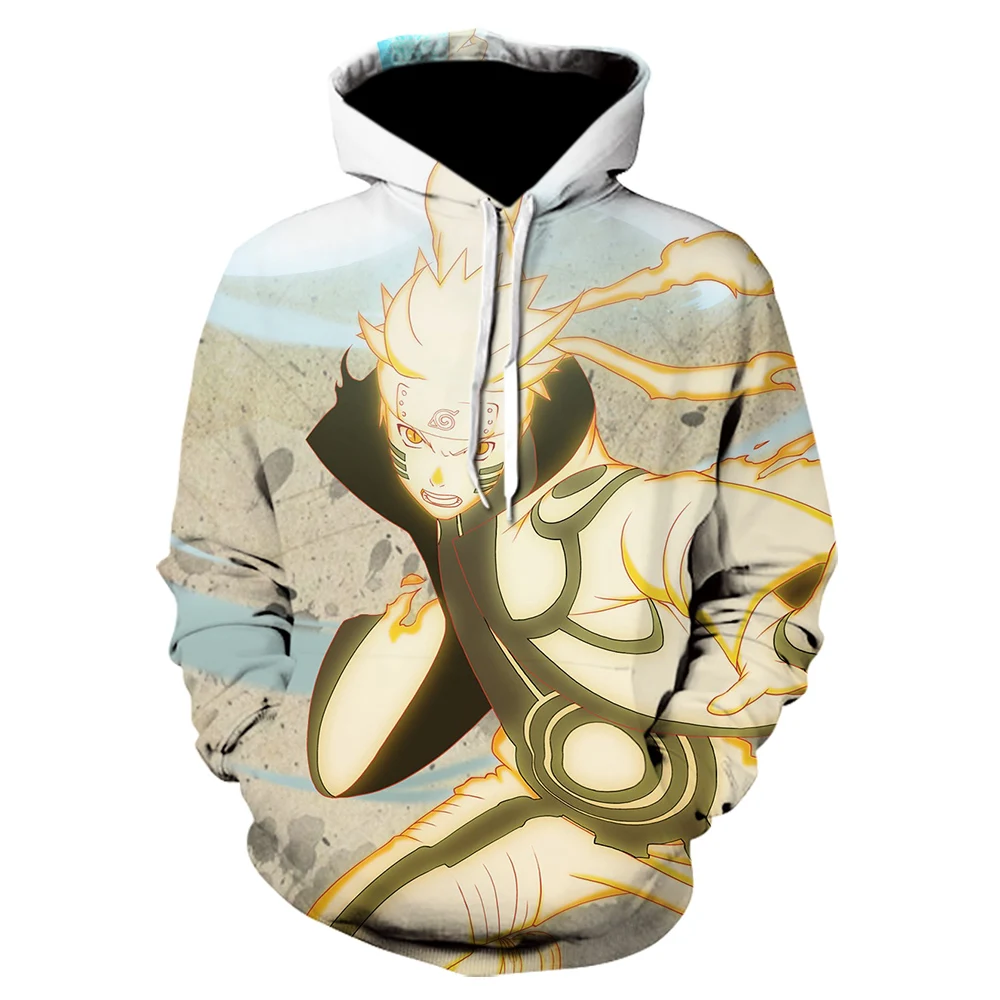 Толстовка в стиле Харадзюку Наруто Хината унисекс одежда для пар мужская