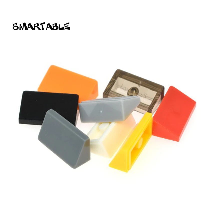 Smartable Slope 30° 1x2x2/3 Building Blocks Brick MOC Parts Learning Toys For Kid Compatible Major Brand 85984 100pcs/lot | Игрушки и