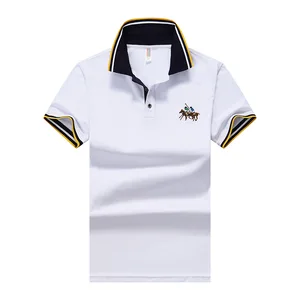 8XL 7XL 6XL размера плюс Брендовые мужские рубашки-поло по оптовым ценам высокого качества хлопковые рубашки свободного покроя супер мягкий супима с коротким рукавом футболки-поло; YA268