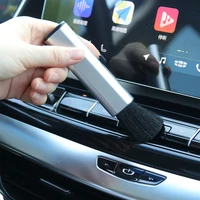 car retractable cleaning brush car air conditioning air outlet brush computer keyboard car soft brush home cleaning
