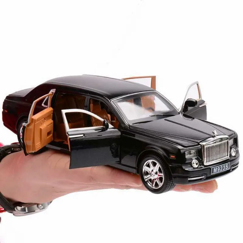Роскошная модель автомобиля из сплава 1:24 длина 20 см улучшенная дисплея с 6