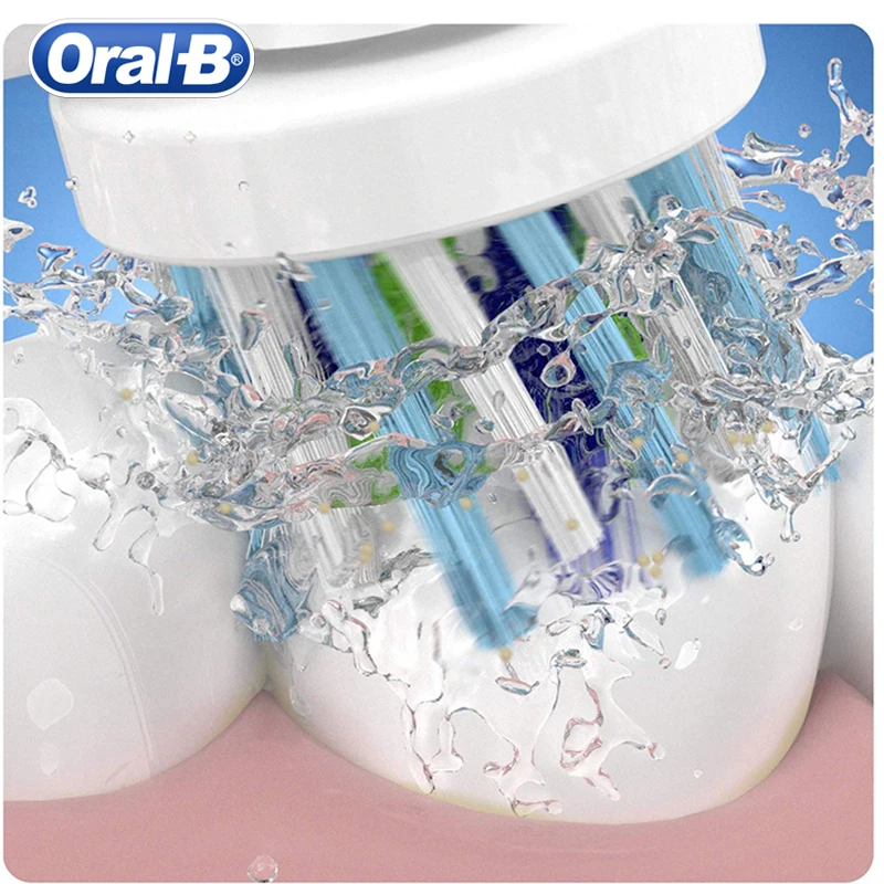 Электрическая зубная щетка Oral B сменные головки перекрестное действие