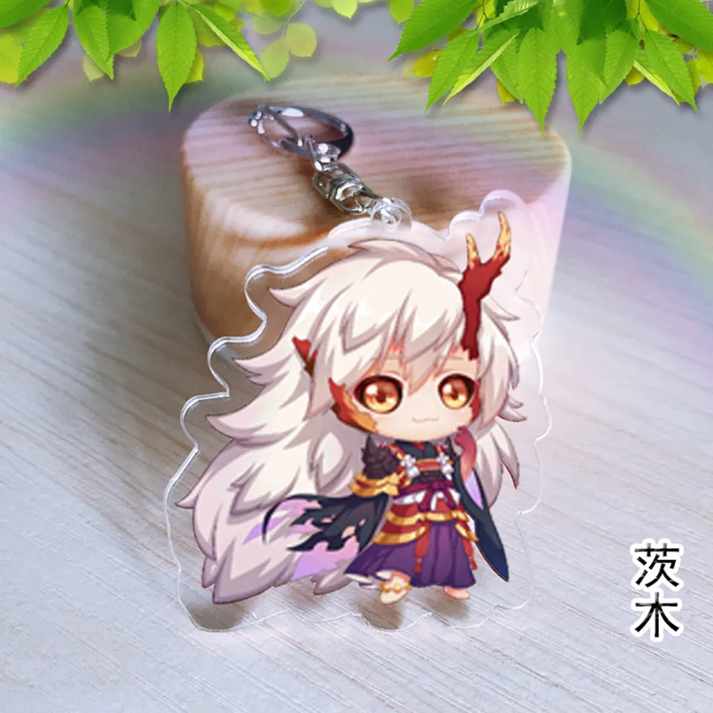 Аниме Onmyoji акриловый брелок демонический нож для девочек Gui shibay aoandou Ibaraki douji Модный милый кулон chaviro брелок ювелирные изделия