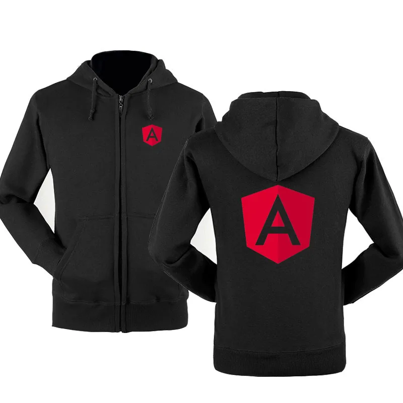 

2022 Autumn winter AngularJS logo zipper sweatshirts Printed Men fleecel Hooded jacket Hoodies Zipper Hoody