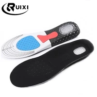 1pair unisex soft silicone gel honeycomb massaging insoles sports running athletic shoe pad inserts arch support