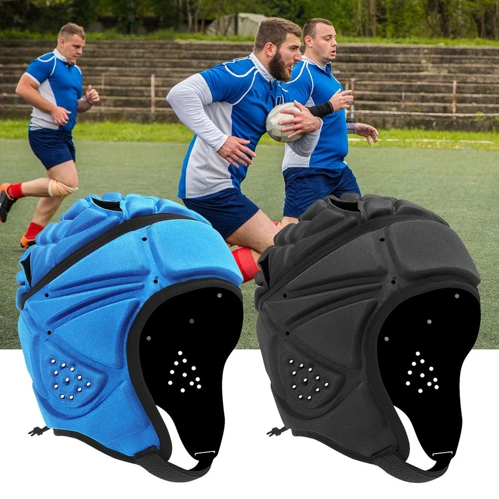 

Prefessional Head Protector Air Rugby Headguards Adjustable Soft Helmet Scrum Cap 7v7 Flag Football Headgear For Adult Large -40