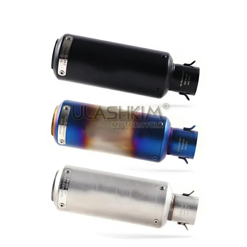 Мотоцикл Полная выхлопная средняя труба соединение трубы Круглый 51 мм Глушитель