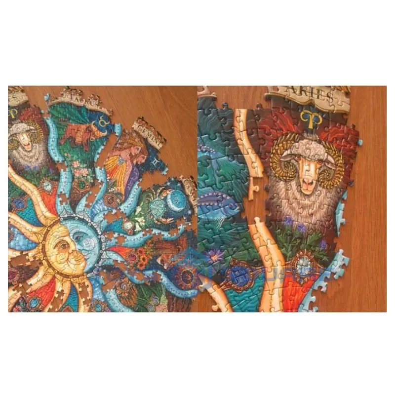 

500 Pieces Set The 12 Constellation Jigsaw Signs Of The Zodiac Puzzle Gifts Interesting Educational Toys For Children Adults