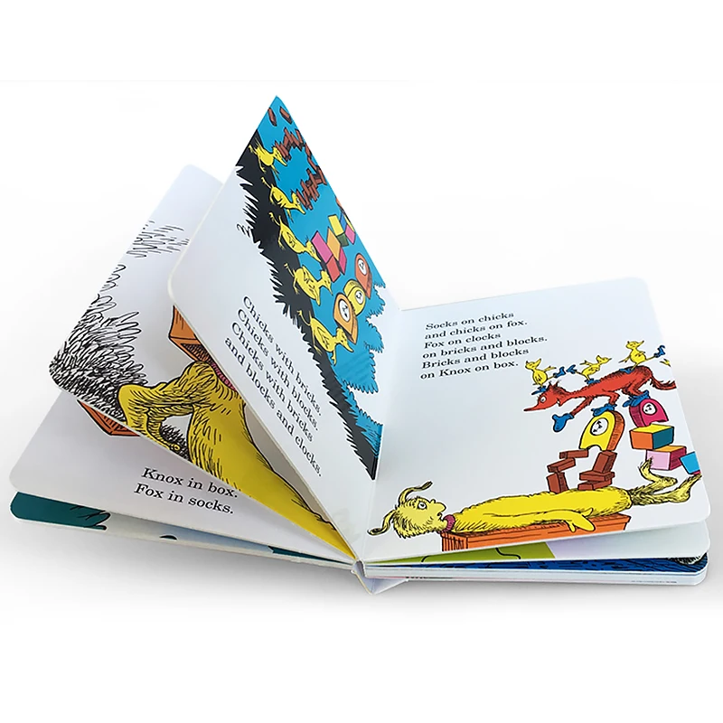 Английские настольные книги для детей Dr Seuss книга спутанников языка лисицы в