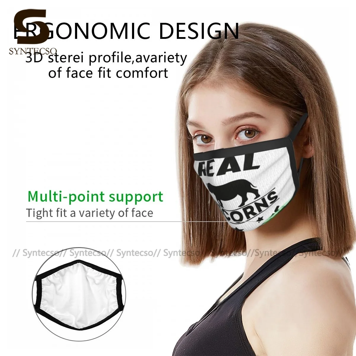 

Unicorn Things Mouth Face Mask Cloth Fancy Dust Washable Dropshipping Adult Facial Mask