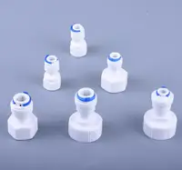 1/4 Hose Fitting Plumbing Fittings for Water Pipe Quick Connector 3/8 Filter Attachment Valve Family RO System Home Improvement