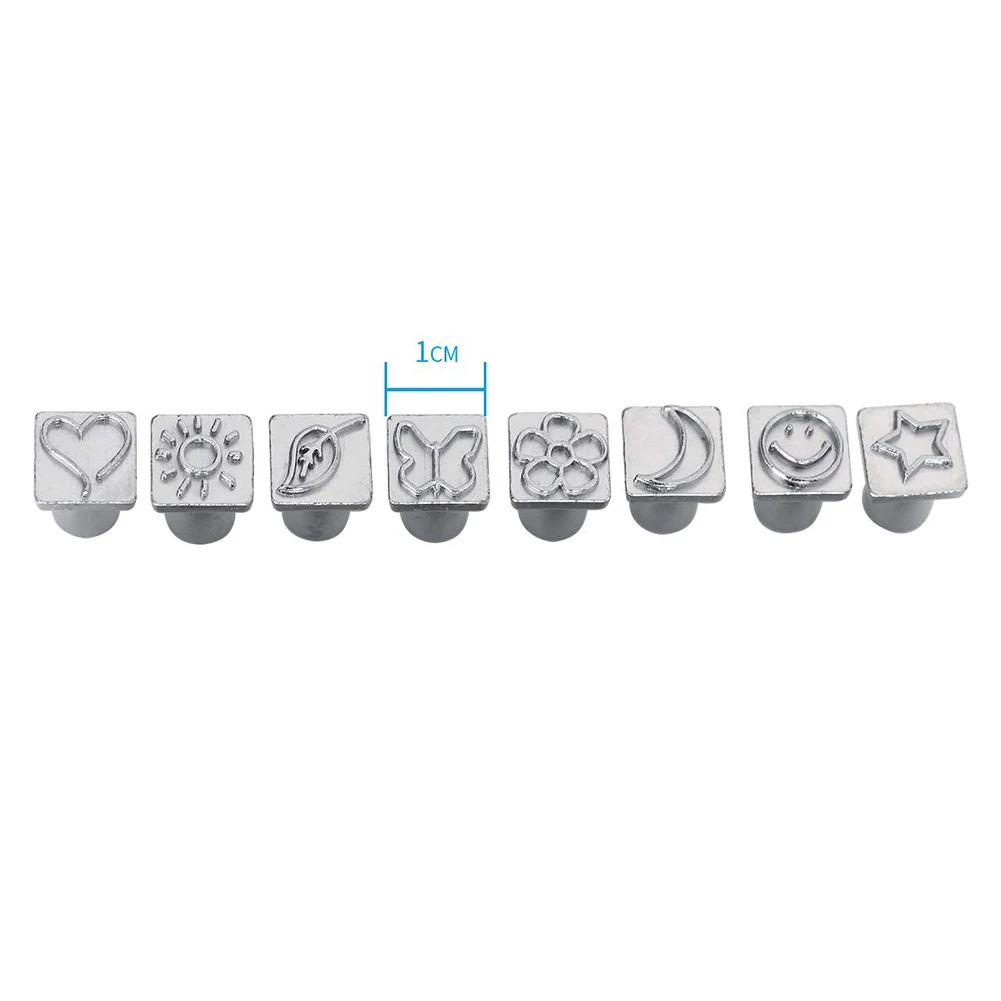 Горячая удар стержень инструменты комплект DIY кожа печать графика прочный сплав