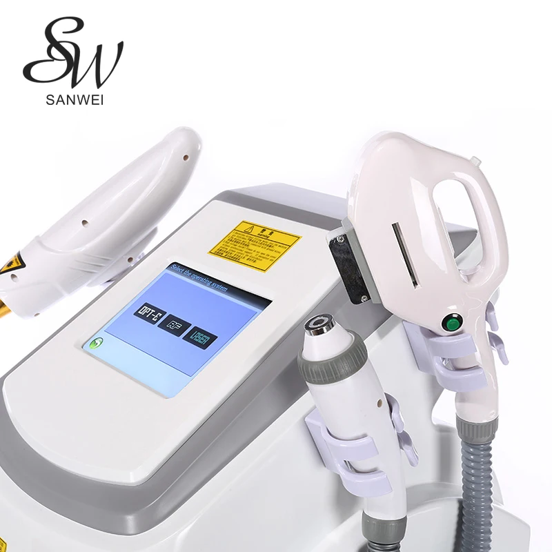

3 in 1 OPT IPL Elight SHR Hair Removal Tattoo Removal Skin Whitening Skin Tightening Machine For Salon