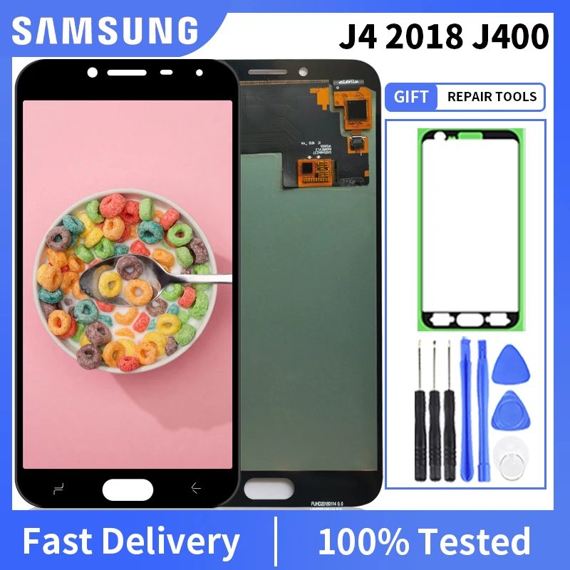 

100% tested oled For Samsung Galaxy J4 2018 J400 LCD Touch Screen Digitizer Assembly For J400 J400F J400H J400M Display