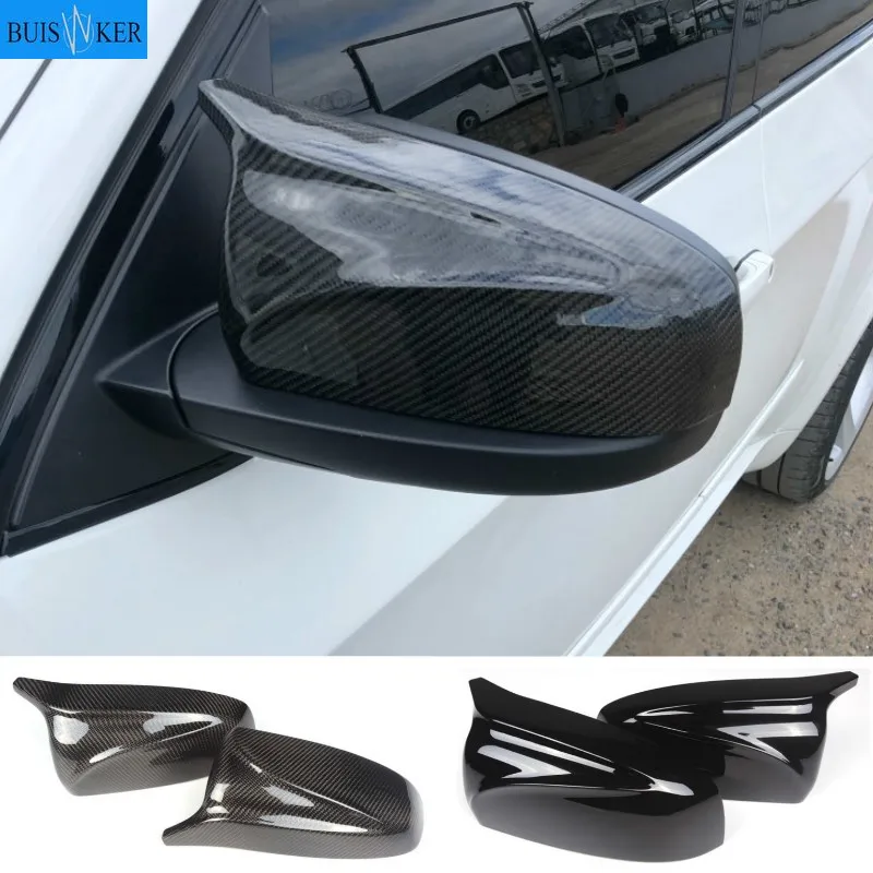 

Left+Right X5 X6 Mirror Cover Car Side Door Wing Rear View Mirror Cap Cover Shell Replacement For BMW X5 X6 E70 E71 2007-2013