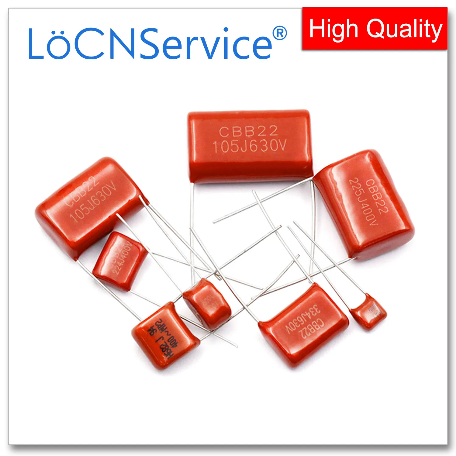 LoCNService 500 шт. 630 в 15 мм НФ J 564J 684J CBB полипропиленовый пленочный конденсатор высокого