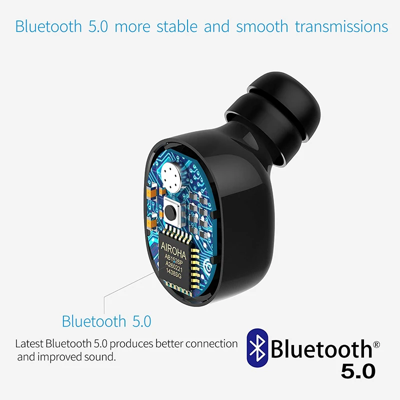 TWS Bluetooth наушники V5.0 двойные пшеничный вызов в ухо Спортивная гарнитура IPX5