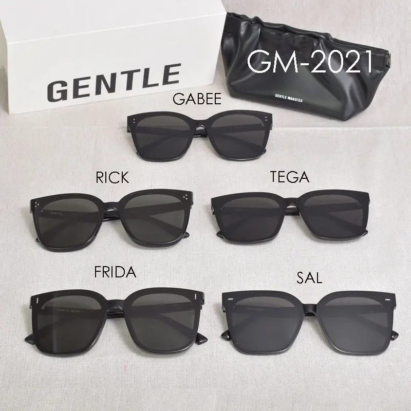 

2021 новые корейские брендовые дизайнерские мягкие солнцезащитные очки для женщин и мужчин, очки с оригинапосылка вкой от FRIDA RICK SAL GABEE UV400