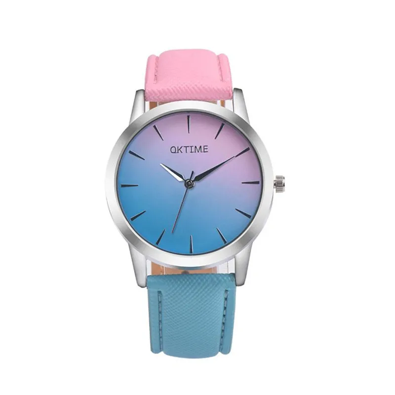 Популярные женские повседневные наручные часы MEIBO в стиле ретро с градиентом из