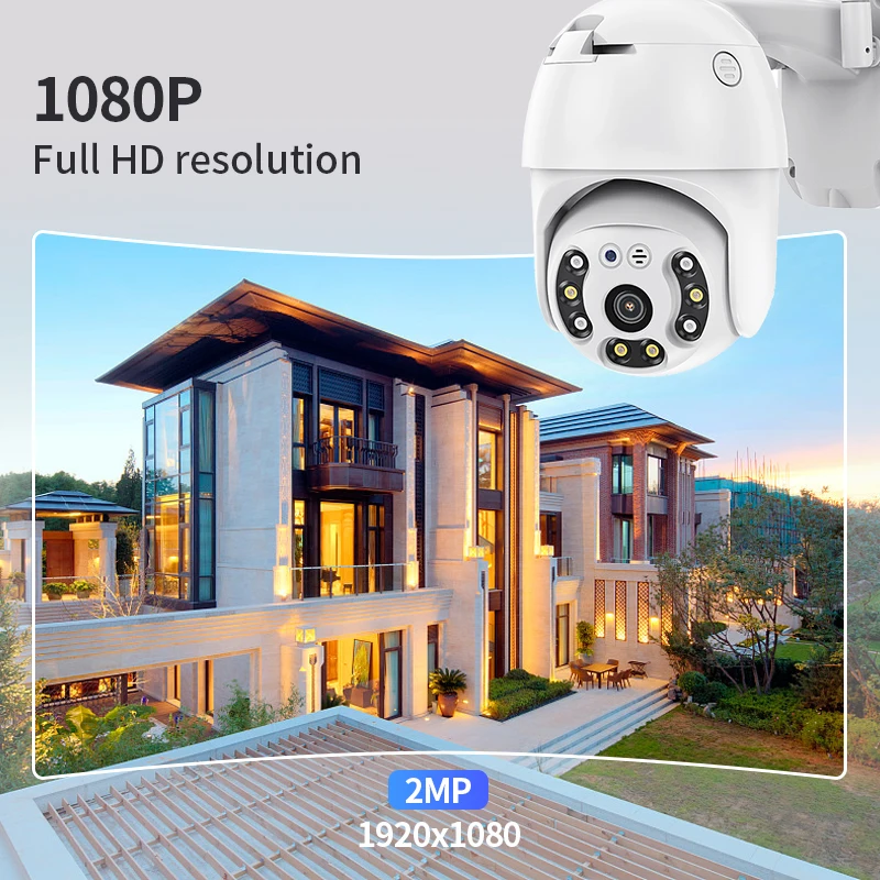 Камера видеонаблюдения INQMEGA 1080P Wi-Fi PTZ | Безопасность и защита
