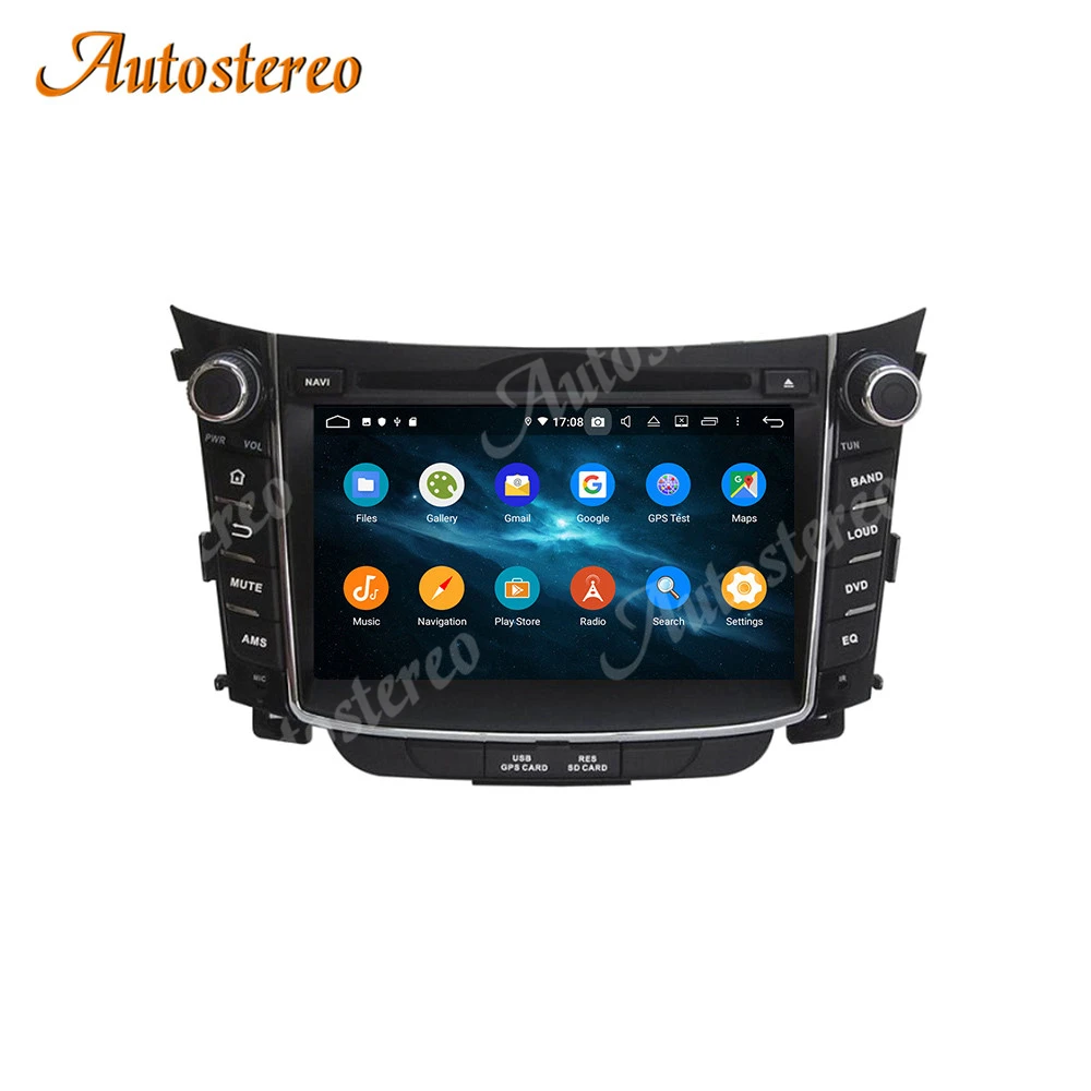 Автомобильный DVD плеер Px6 Android 10 0 DSP для Hyundai I30 2011 2016 автомобильный GPS навигатор