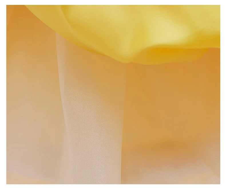 

New Princess Belle Dress for Girls Cosplay Costumes Summer Dresses Girls Yellow Ball Gown Baby Kids Beauty and the Beast Clothes