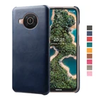 Роскошный чехол из искусственной кожи для Nokia X10 X20 8,3 8,1 8 Sirocco 7,2 7 Plus, тонкий чехол для телефона из поликарбоната для Nokia 9 puобзор 6,2 5,4 5,3