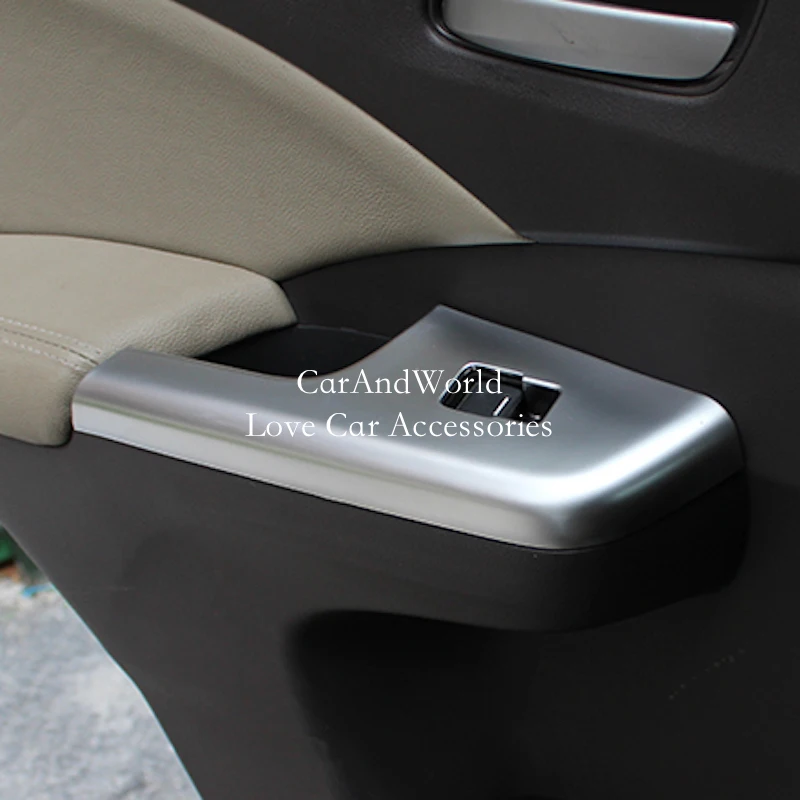 Для Honda CR-V CRV 2012-2016 крышка панели подлокотника для межкомнатной двери стекла
