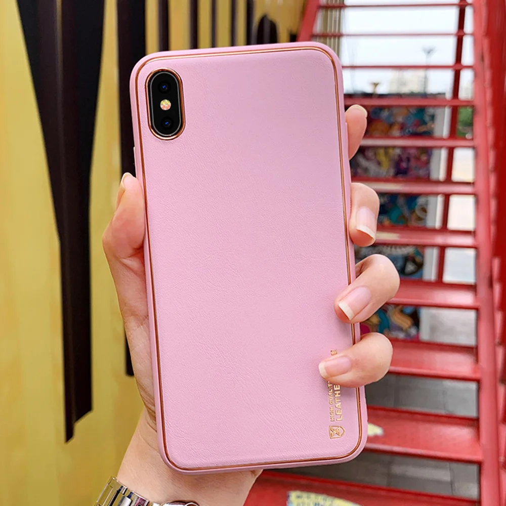 

Applicable Apple 12 mobile phone case luxury leather xs online celebrity iPhone11plus all-inclusive anti-fall protective cover