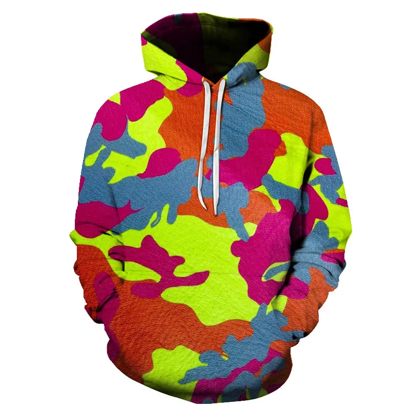 

New Child Pullover Hoody Sweatshirts Top 3D Camouflage Fashion Kids Hoodie Autumn Casual Streetwear Boys Girls Baby Clothing