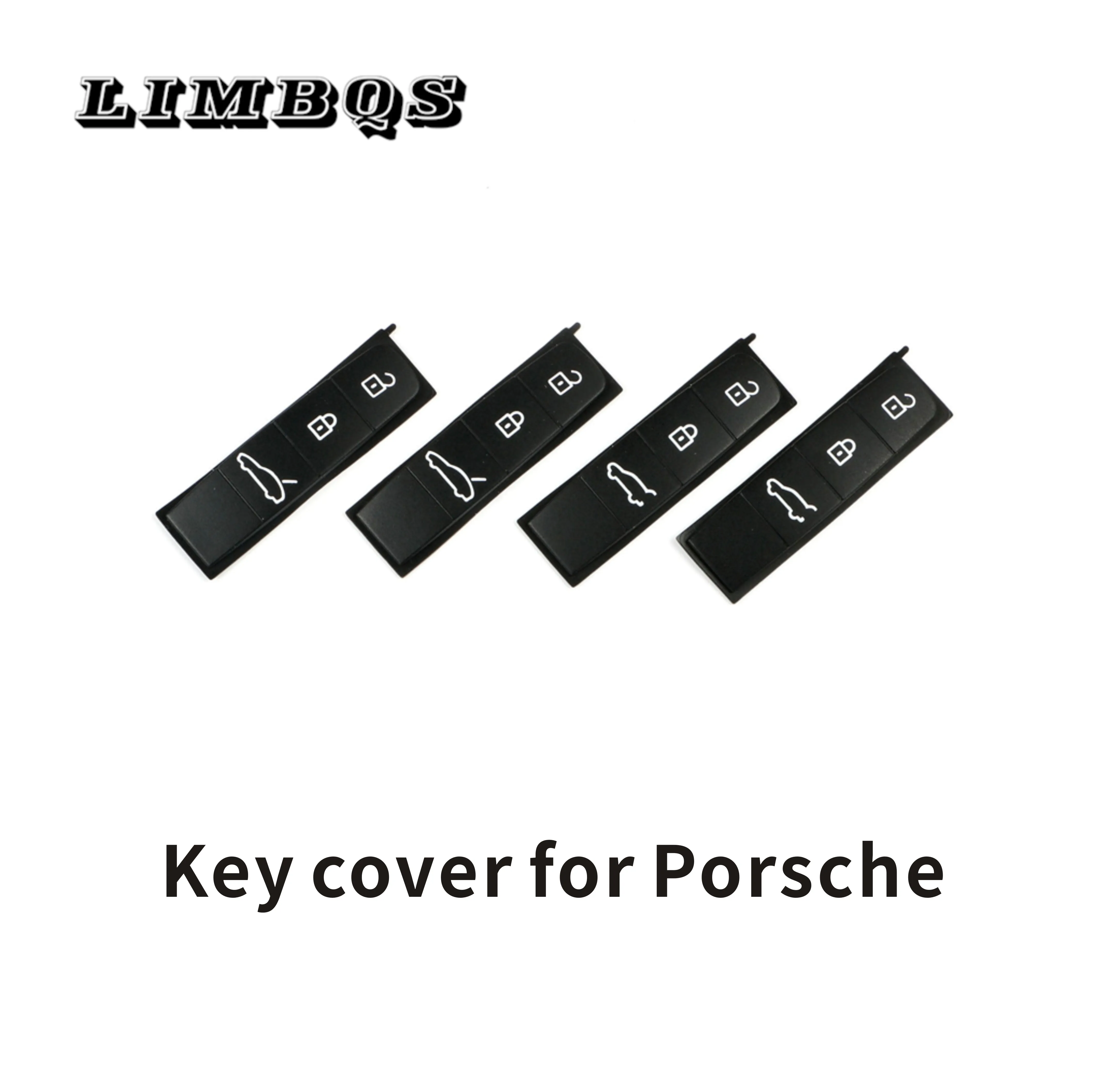 key shell 3 Button Remote Key Fob Case Rubber Pad for porsche 9YA Cayenne 971 Panamera replacement rubber button car remote | Автомобили и