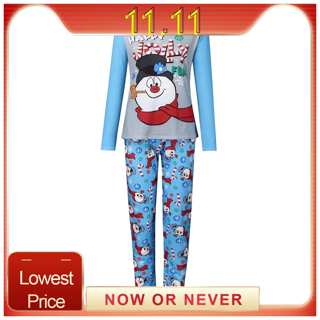 Рождественский родитель набор одежды для ребенка 2019 г. Новогодняя Красная