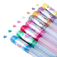 mg 8colorsset glitter gel pens set 1 0mm metallic neon chalk colors gel pens drawing art marker pen gift stationery refills