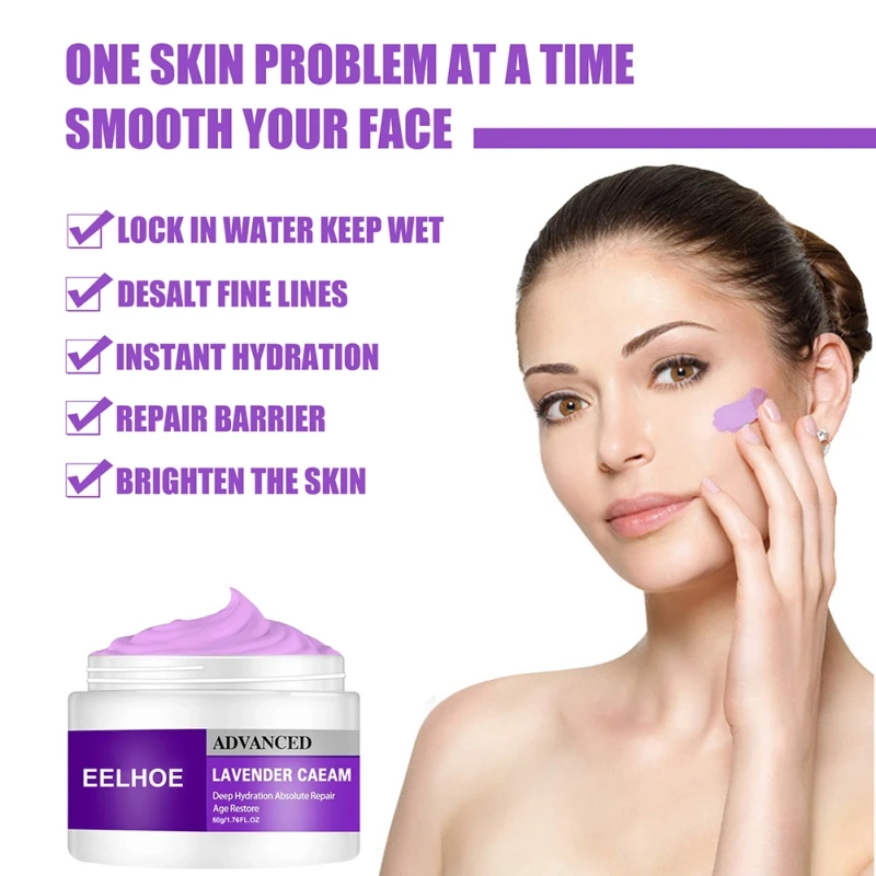 

Увлажняющий крем для лица с эссенцией лаванды, 10/30/50 г