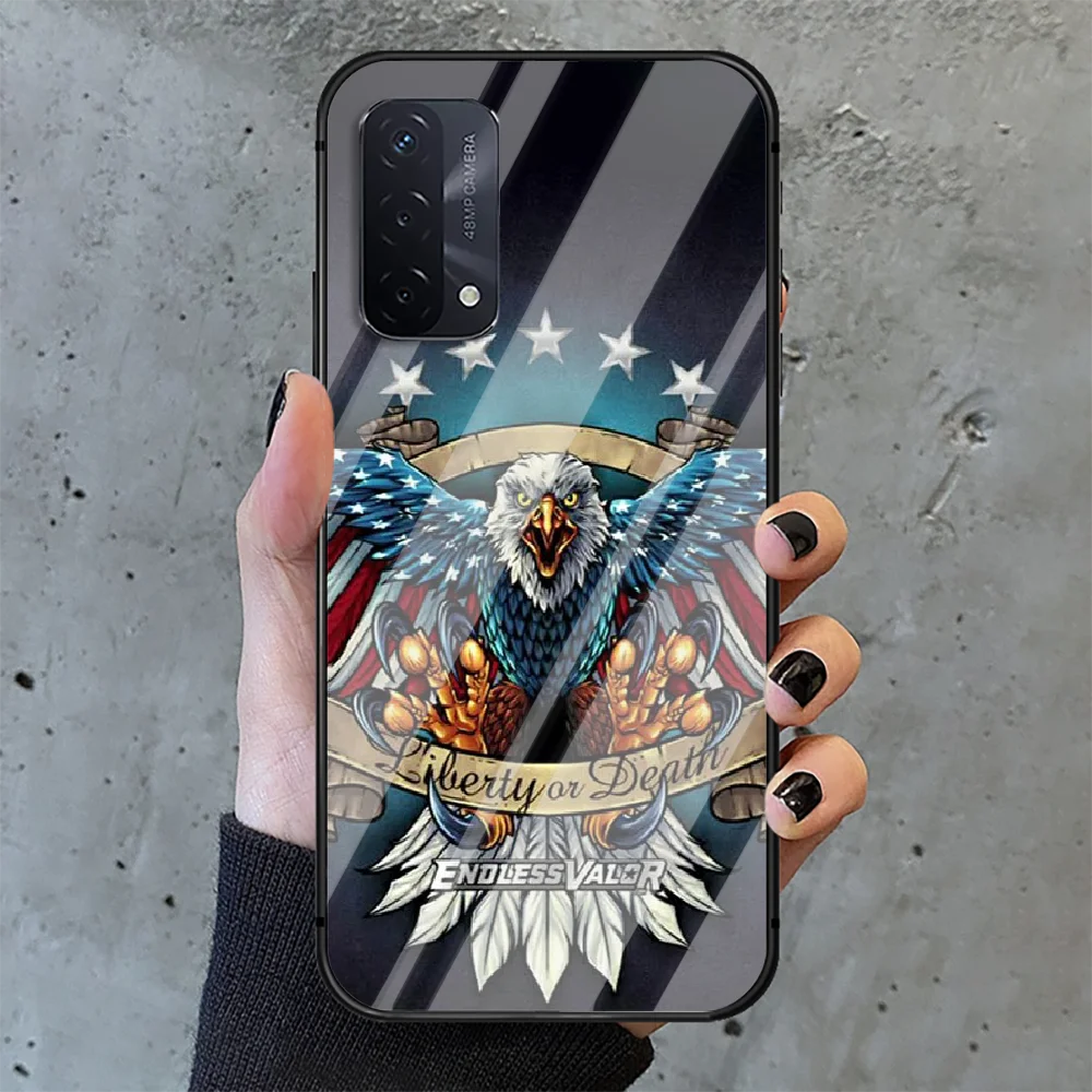 

Russian flag bear eagle flag Phone Tempered Glass Case Cover For oppo realme find a x c xt gt 2 53 3 6 7 50 11 i Pro 4g 5g Tpu