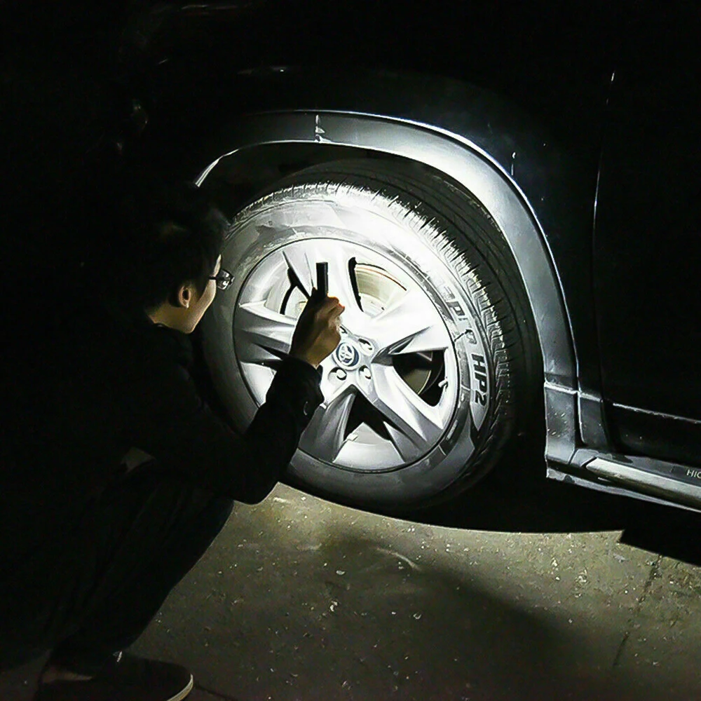 Светодиодный фонарик из алюминиевого сплава с зарядным USB кабелем полицейский